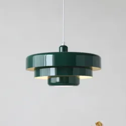 Nowoczesna Lampa Wisząca LED, Zielona, Biała, Pomarańczowa