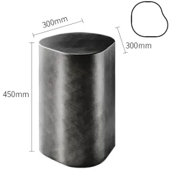 Stolik Kawowy Metalowy, Minimalistyczny Design, 35x45 cm