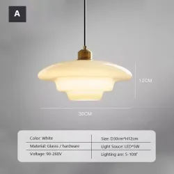lampy wiszące biała do salonu, szklana, nowoczesna