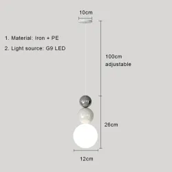 Lampa sufitowa do salonu - metalowa, nowoczesna
