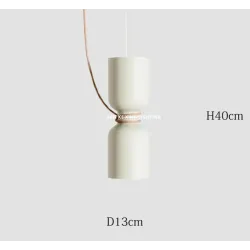 Lampa wisząca metalowa nowoczesna - duński styl