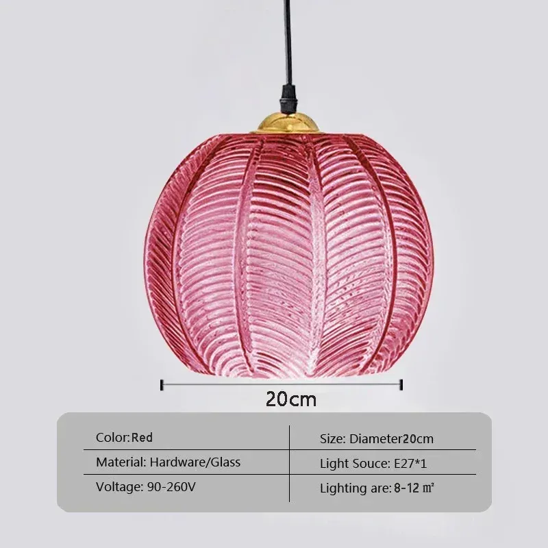 Lampa wisząca szklana zielona do salonu - styl modern