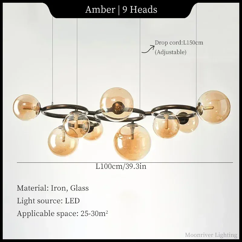 Lampy wiszące designerskie do salonu - styl Modern