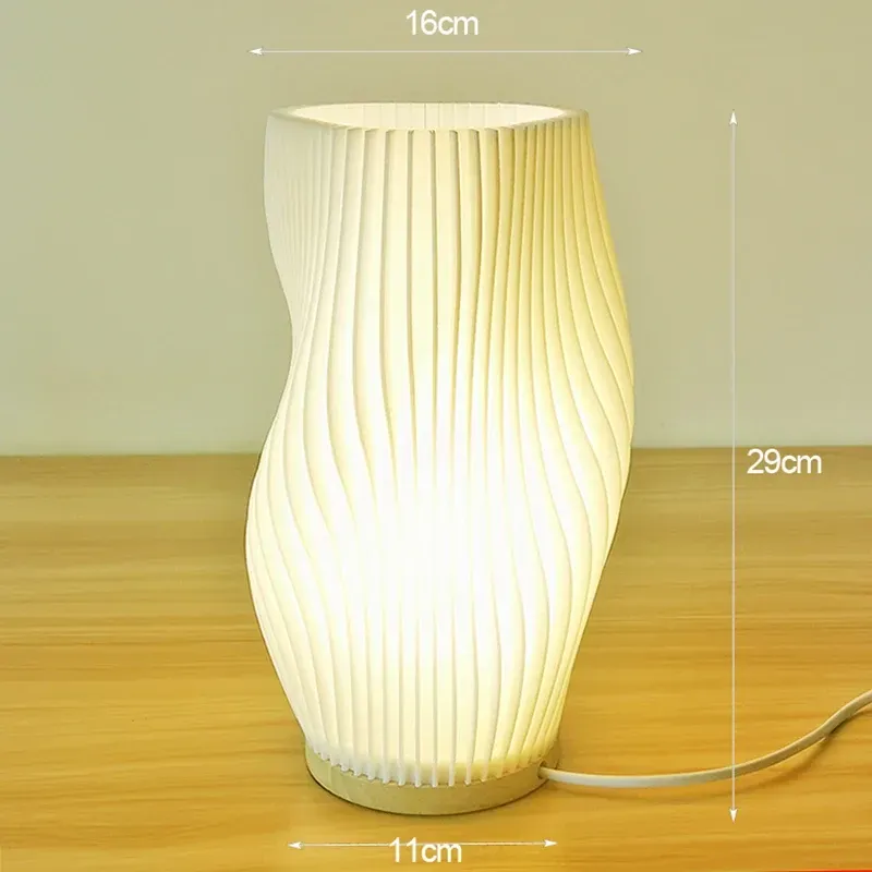 Lampa stojąca na biurko drukowana 3D - styl nowoczesny