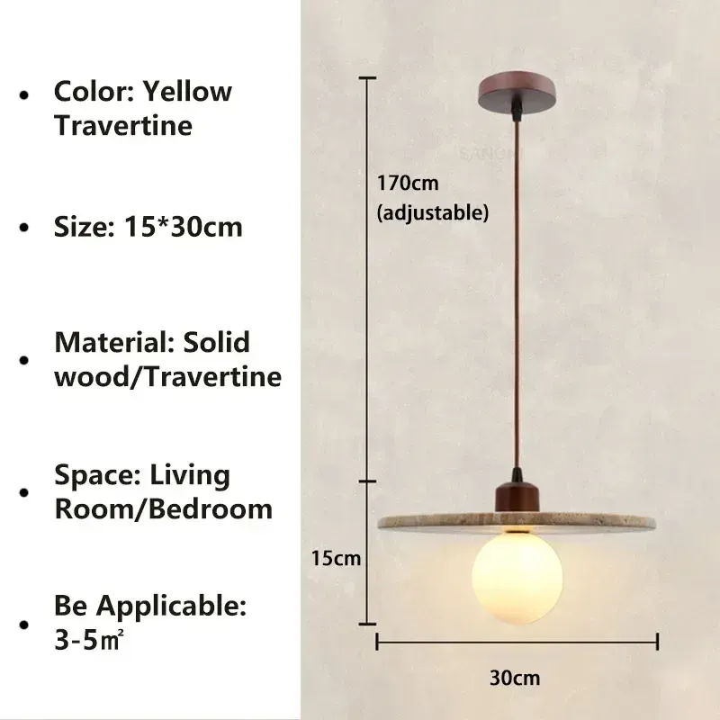 Lampy wiszące z kamienia - do salonu