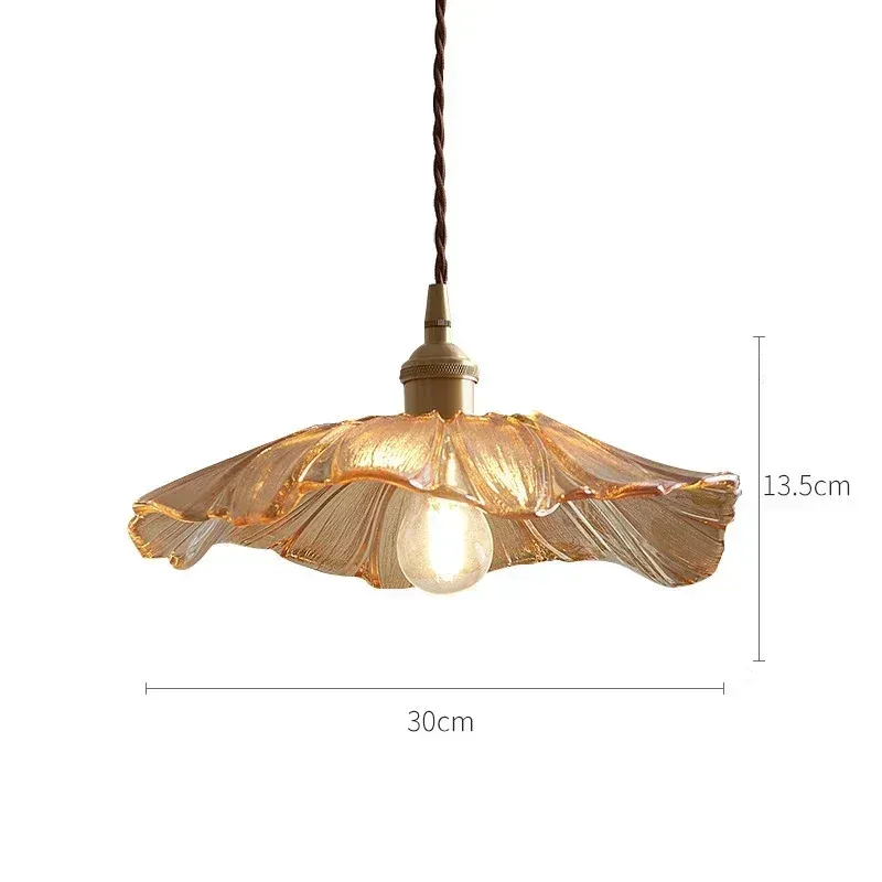 Lampa szklana wisząc - do salonu