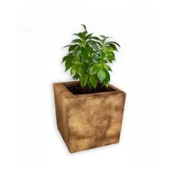 Zielona donica nowoczesna 30x30x30 cm Modern - Green 1 | Stylowa dekoracja do wnętrz