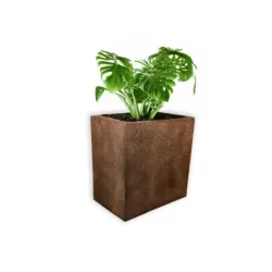 Miedziana donica wysoka 50x32x50 cm Modern – Copper 5 | Design i funkcjonalność