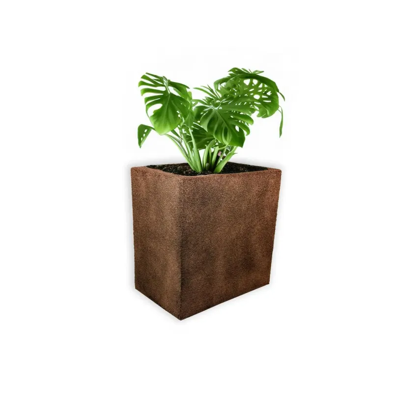 Miedziana donica wysoka 50x32x50 cm Modern – Copper 5 | Design i funkcjonalność