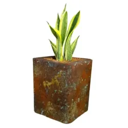 Loftowa donica betonowa 27x27x30 cm Kortes - Flesh L | Surowy styl i nowoczesny design